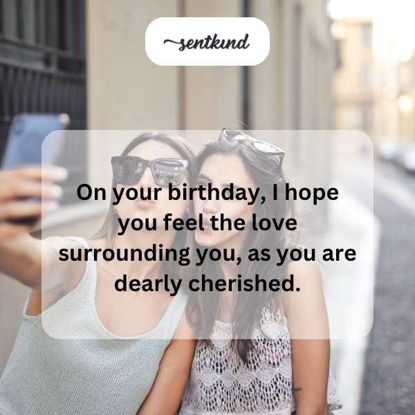Warm greetings for a special sister-in-law on her birthday.