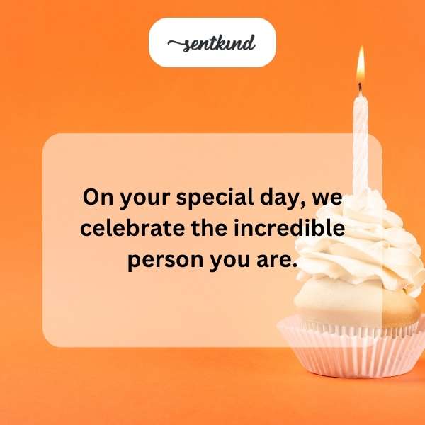 Inspirational words for my son-in-law's birthday celebration.