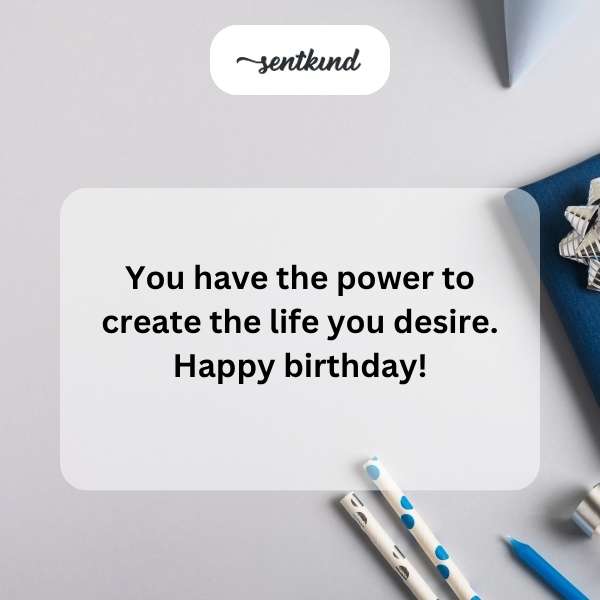 Inspirational message for son-in-law's birthday.