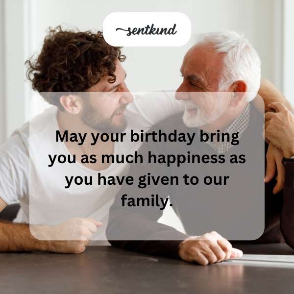 Wishing our son-in-law a joyful birthday filled with the happiness he brings to our family.