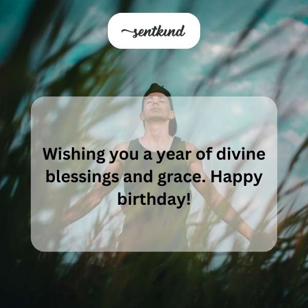Celebrating his special day with heartfelt blessings and joy.