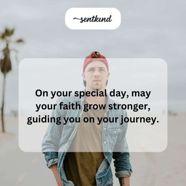Celebratory messages for a gentleman's special day.