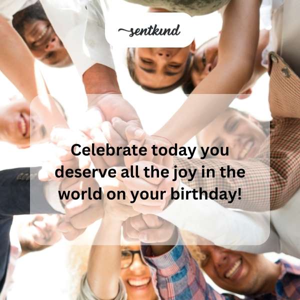 Heartfelt birthday greetings for him.