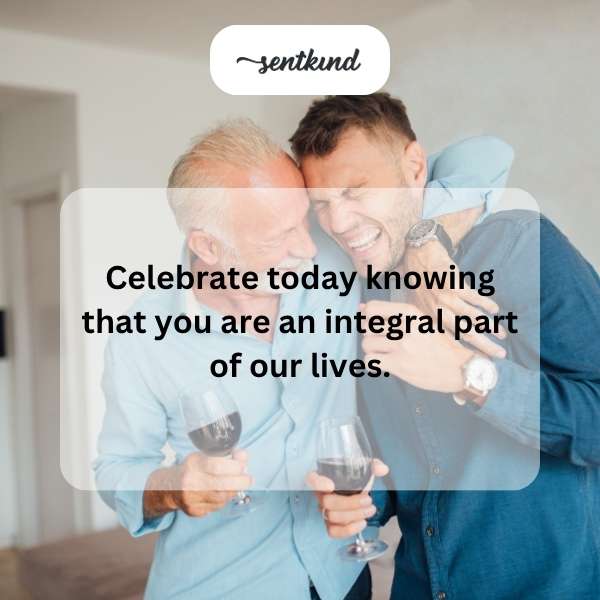 Heartfelt wishes for a special day dedicated to our wonderful son-in-law.