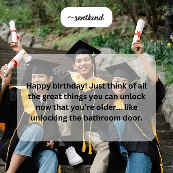Warm greetings for a gentleman's special day.