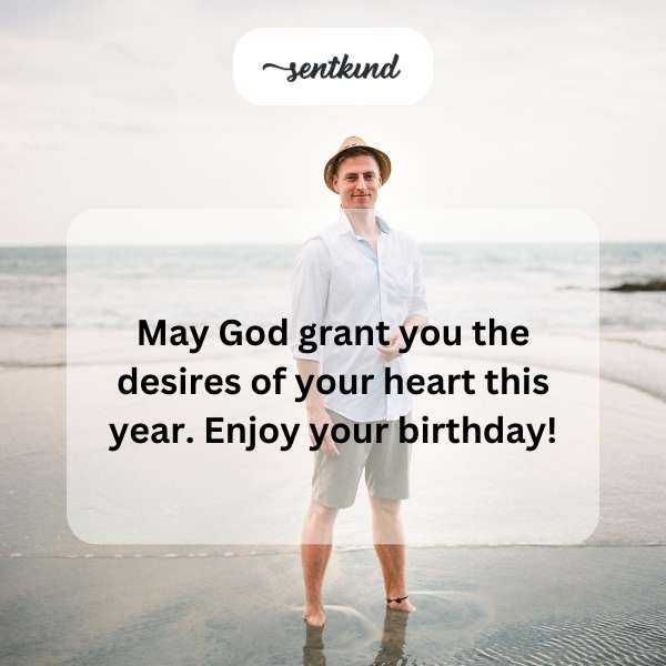 Heartfelt birthday greetings for a gentleman.