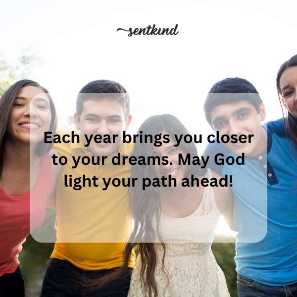 Sending joyful greetings for a wonderful entry into your teenage journey.