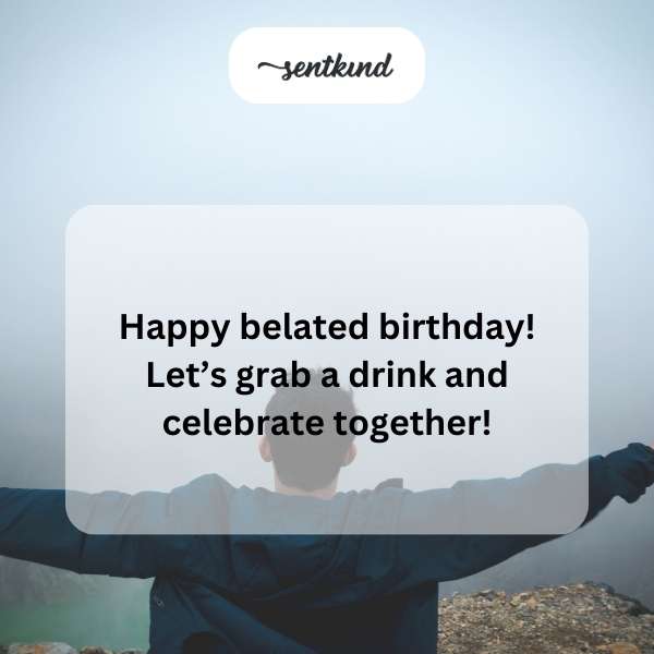 Warm birthday greetings for a gentleman.