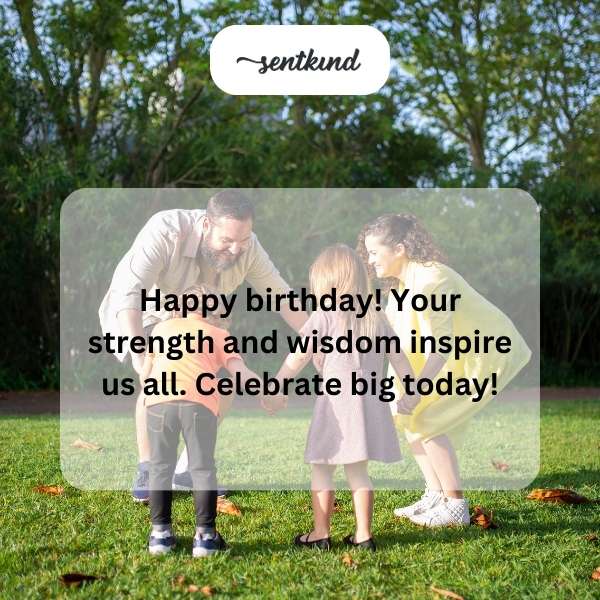 Birthday greetings for a remarkable gentleman.