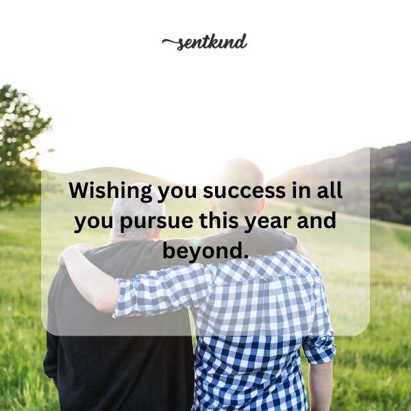 Celebratory wishes for a wonderful year ahead for my son-in-law.