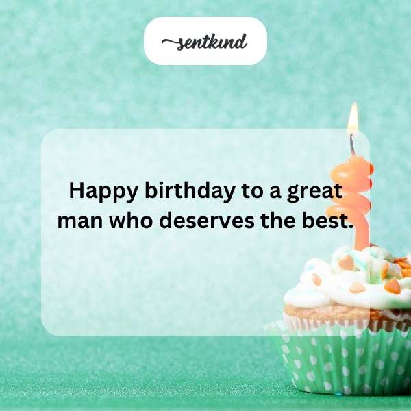 Celebrating the special day of a wonderful son-in-law.