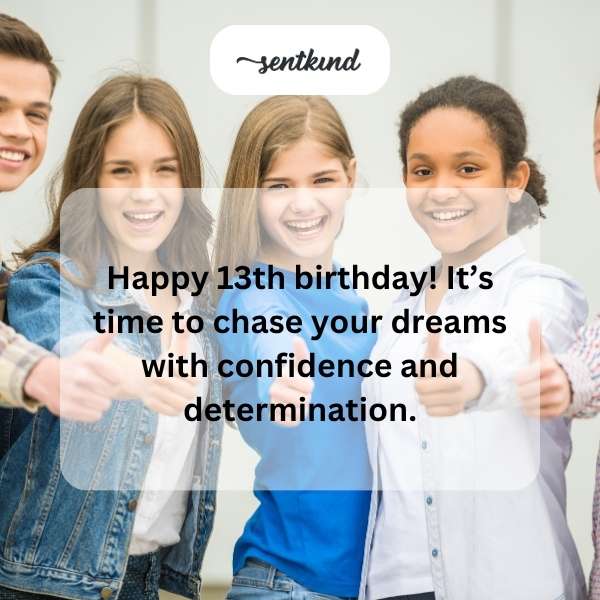 Happy 13th birthday, a new chapter to grow and thrive.