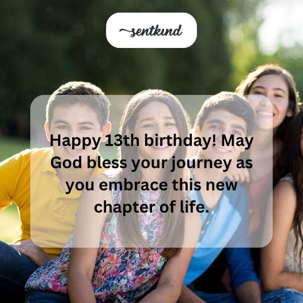 Celebrating the joy and aspirations of turning 13.