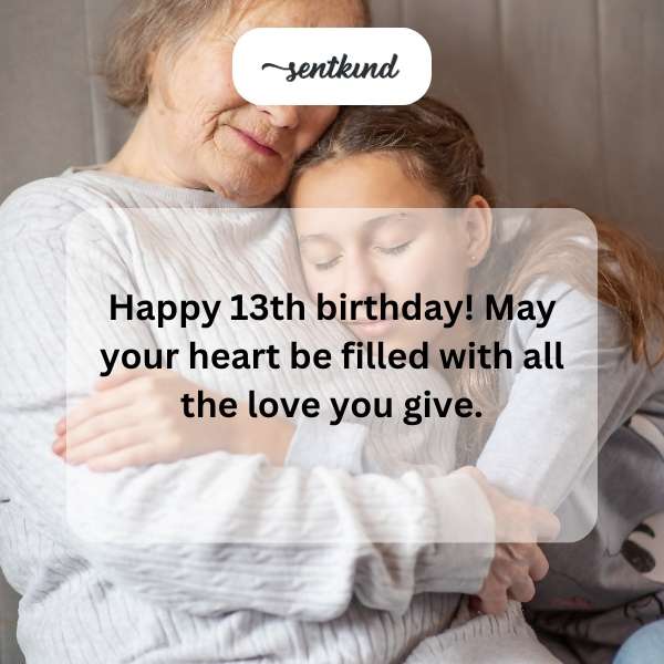 Happy 13th birthday, may your journey be as bright as your spirit!