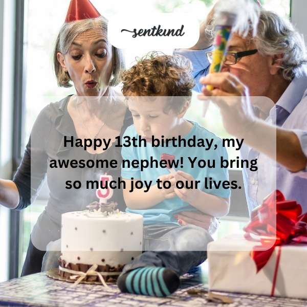 Celebrating the start of teenage adventures with heartfelt wishes.