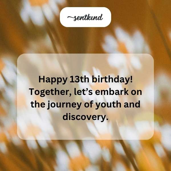 Celebrating the joy of turning thirteen with laughter and friendship.