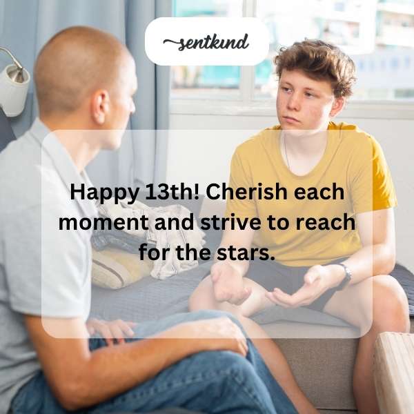 Happy 13th birthday, a thrilling journey awaits you!
