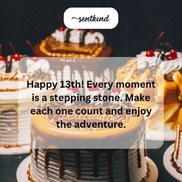 Celebrating a young teen's journey with love and optimism.