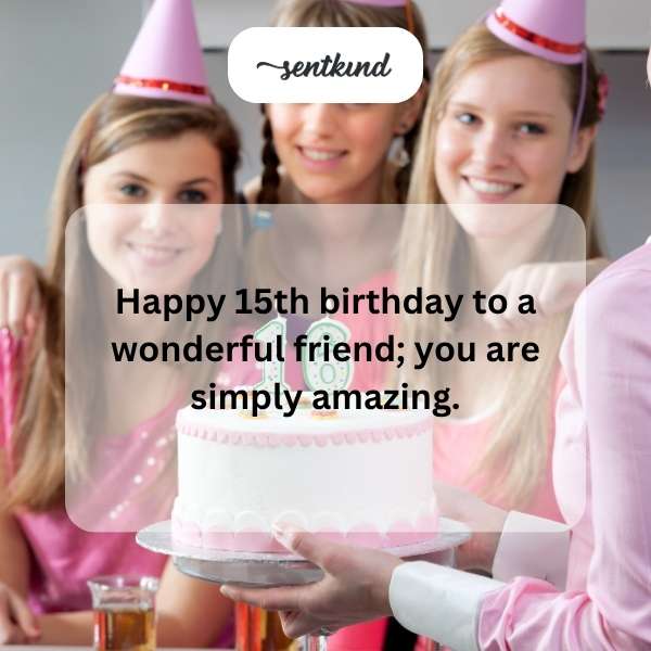 Celebrating the 15th milestone with hopes for exciting journeys ahead.