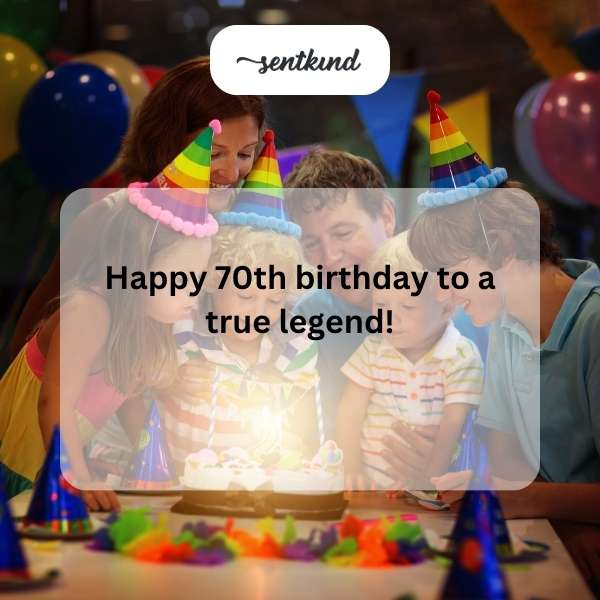 Celebrating seven decades of a beautiful life.