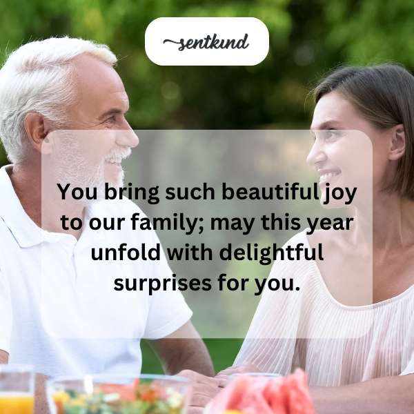 Heartfelt birthday greetings for our beloved daughter-in-law.