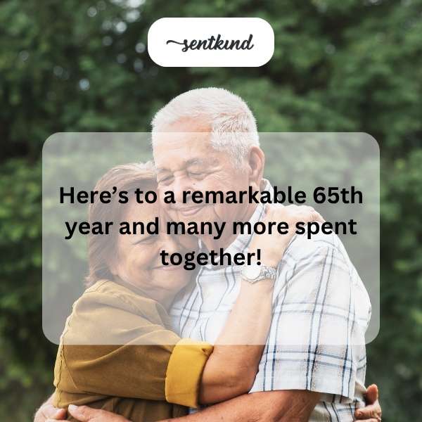 Celebrating the core of our family on their 65th birthday.