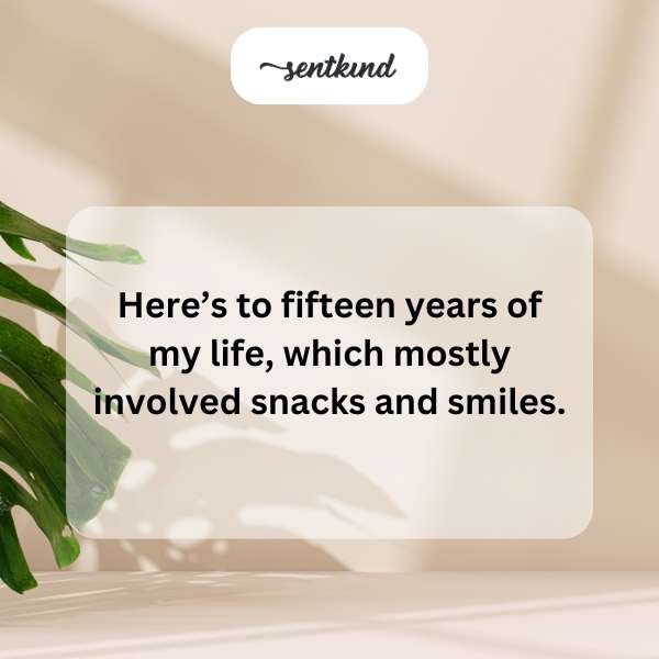 Celebrating 15 years of awesomeness and growth.