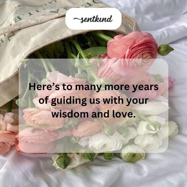 Warm greetings on reaching your 70-year milestone.