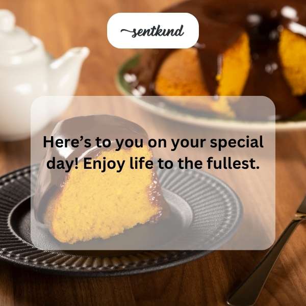 Honoring your special day with warmth and happiness.