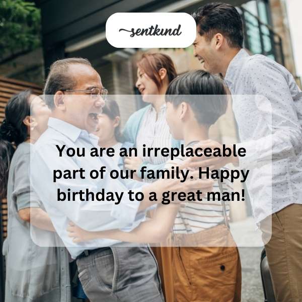 Warm greetings on your special day to an exceptional gentleman.