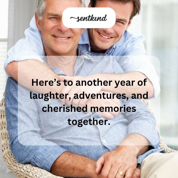 Celebrating another year filled with joy and unforgettable moments with your son-in-law.