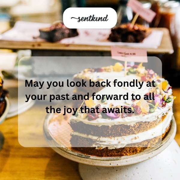 Celebrating a milestone birthday with heartfelt wishes for joy and love.
