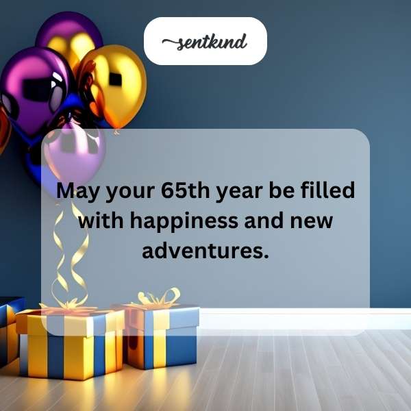 Congratulations on reaching this milestone birthday!