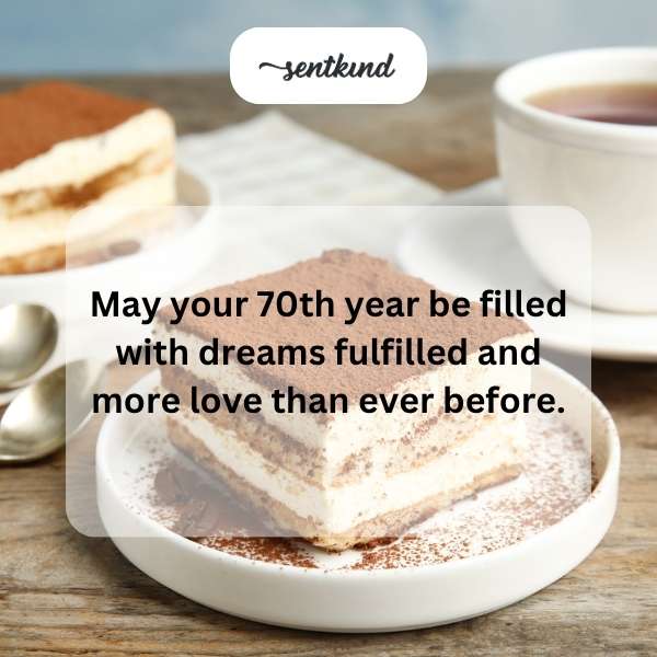 Celebrating seven decades with heartfelt joy and gratitude.
