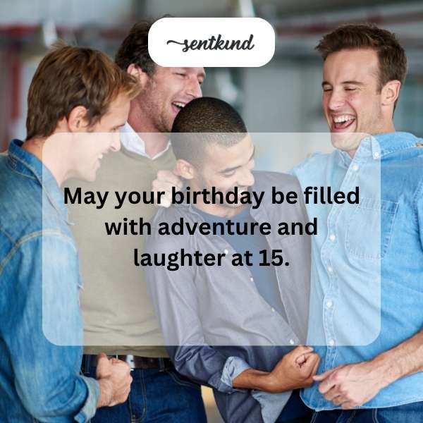 Best wishes on your milestone 15th year celebration.