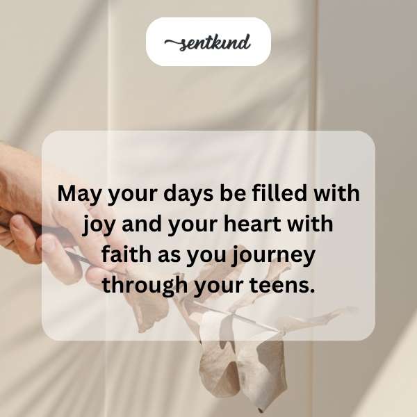 Wishing you a joyful journey guided by your beliefs on your 13th birthday.