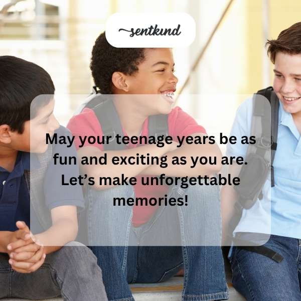Celebrating the joy of becoming a teenager.
