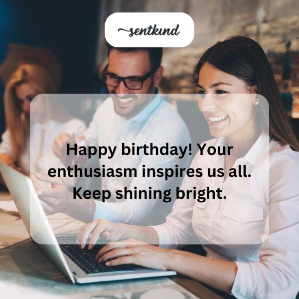 Warm celebratory greetings for a gentleman's special day.