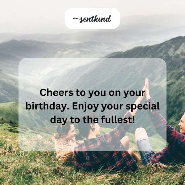 Heartfelt greetings for a gentleman's special day.