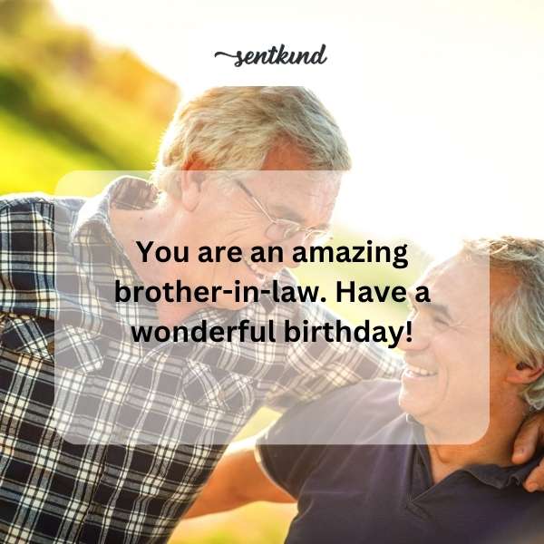 Sending joyous birthday greetings to my brother-in-law.