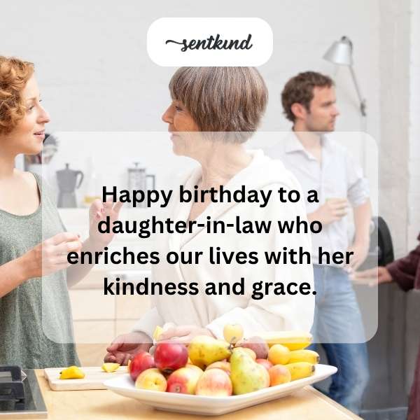 Heartfelt birthday greetings to our wonderful daughter-in-law.