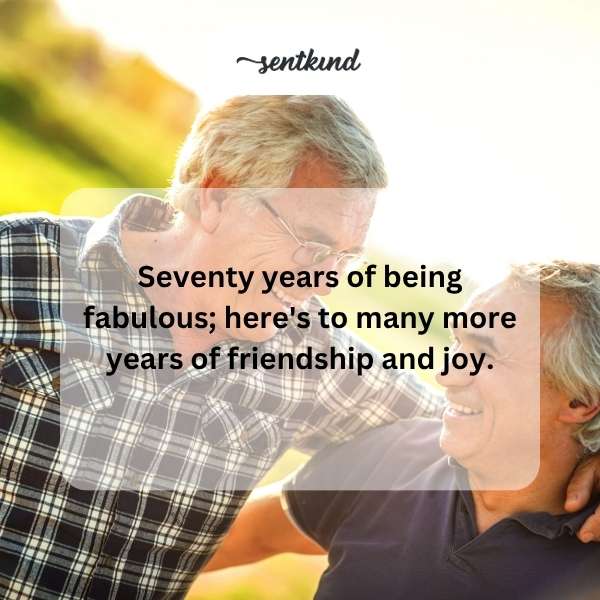 Celebrating 70 years of cherished moments and future adventures.
