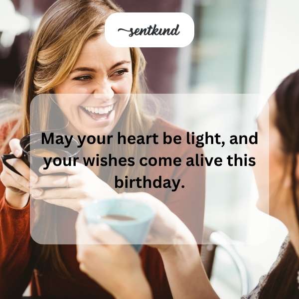 Wishing my sister-in-law a joyful heart and fulfilled dreams on her special day.