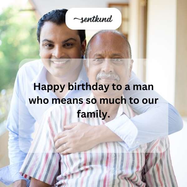 Wishing a wonderful birthday to a cherished son-in-law who is an integral part of our family.
