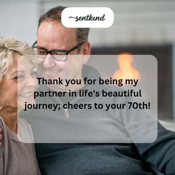 Celebrating the joy and milestones of turning seventy.