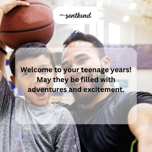 Celebrating a young teen on their special milestone.
