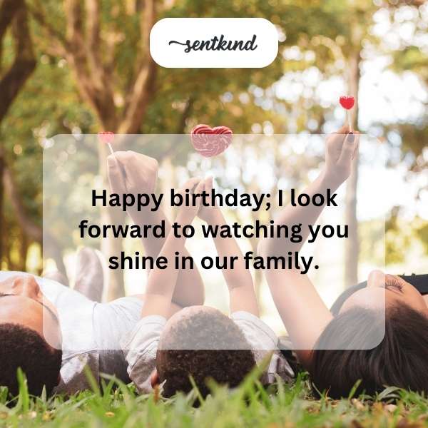 Celebratory message for my daughter-in-law's special day.