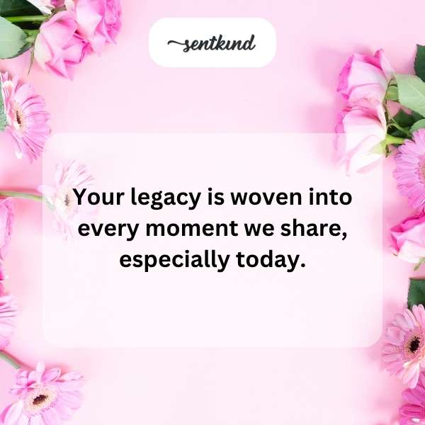 Grateful for your nurturing presence in my life, Mom.