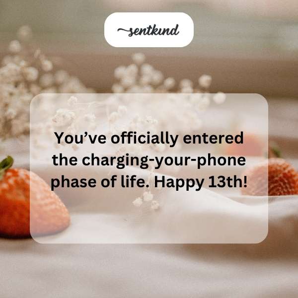 Celebrating the start of your teenage years with joy and excitement.