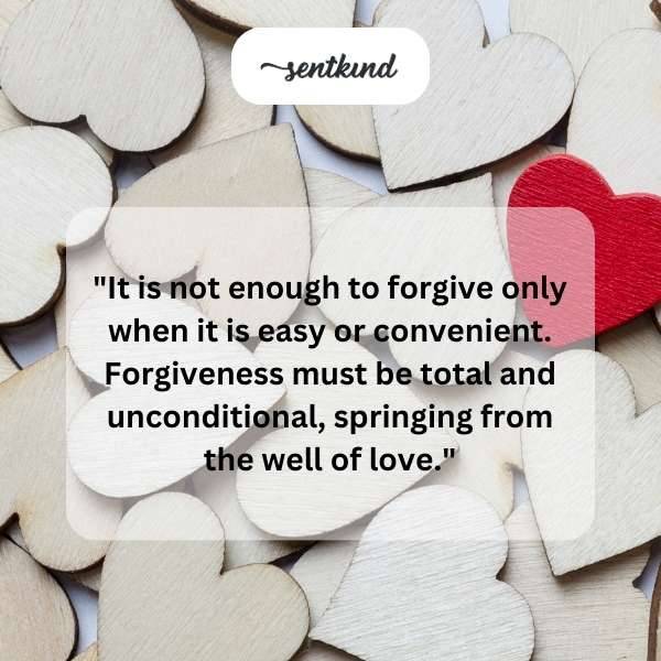 forgiveness